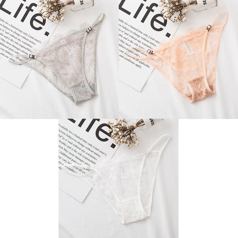3pcs Sexy Briefs Lace Panties For Woman Underwear Briefs Hot Sale Female Breifs Underwear For Woman Panties Sexy Ladies Briefs