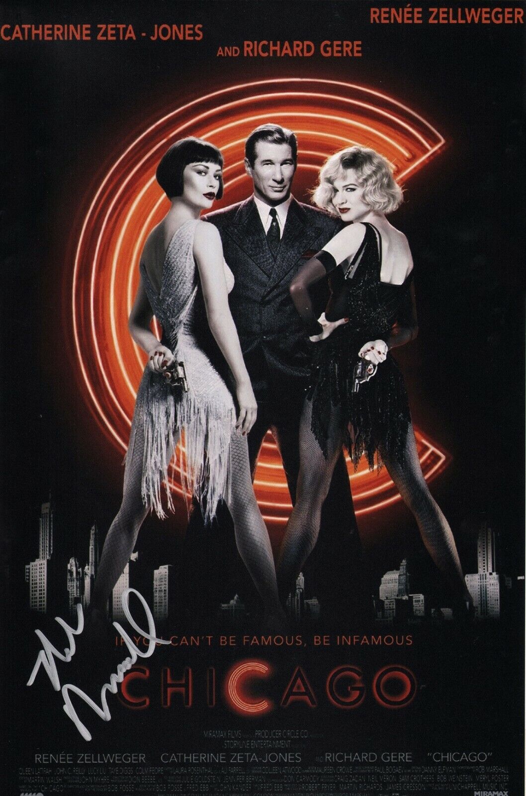 ~~ ROB MARSHALL Authentic Hand-Signed CHICAGO Director