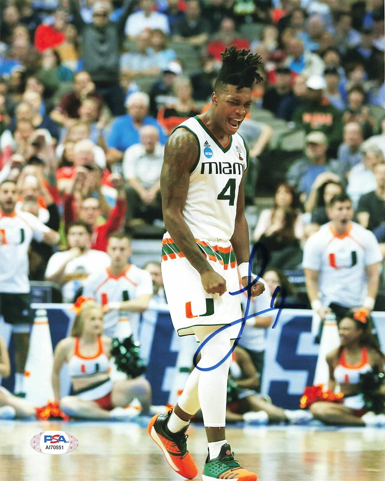 Lonnie Walker Signed 8x10 Photo Poster painting PSA/DNA Miami Hurricanes Autographed