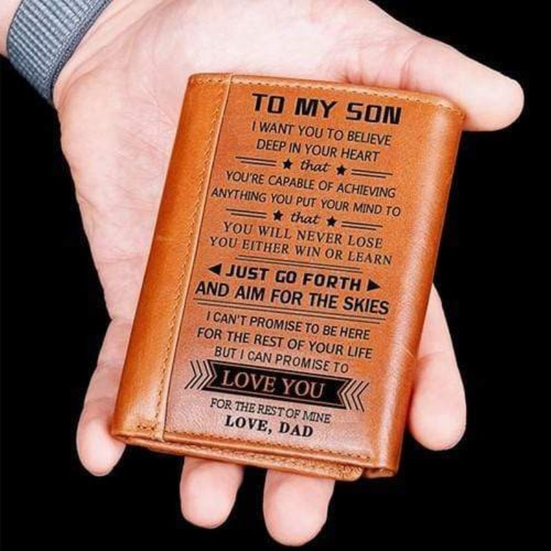 Unique Gift You Will Never Lose - Tri-fold Wallet
