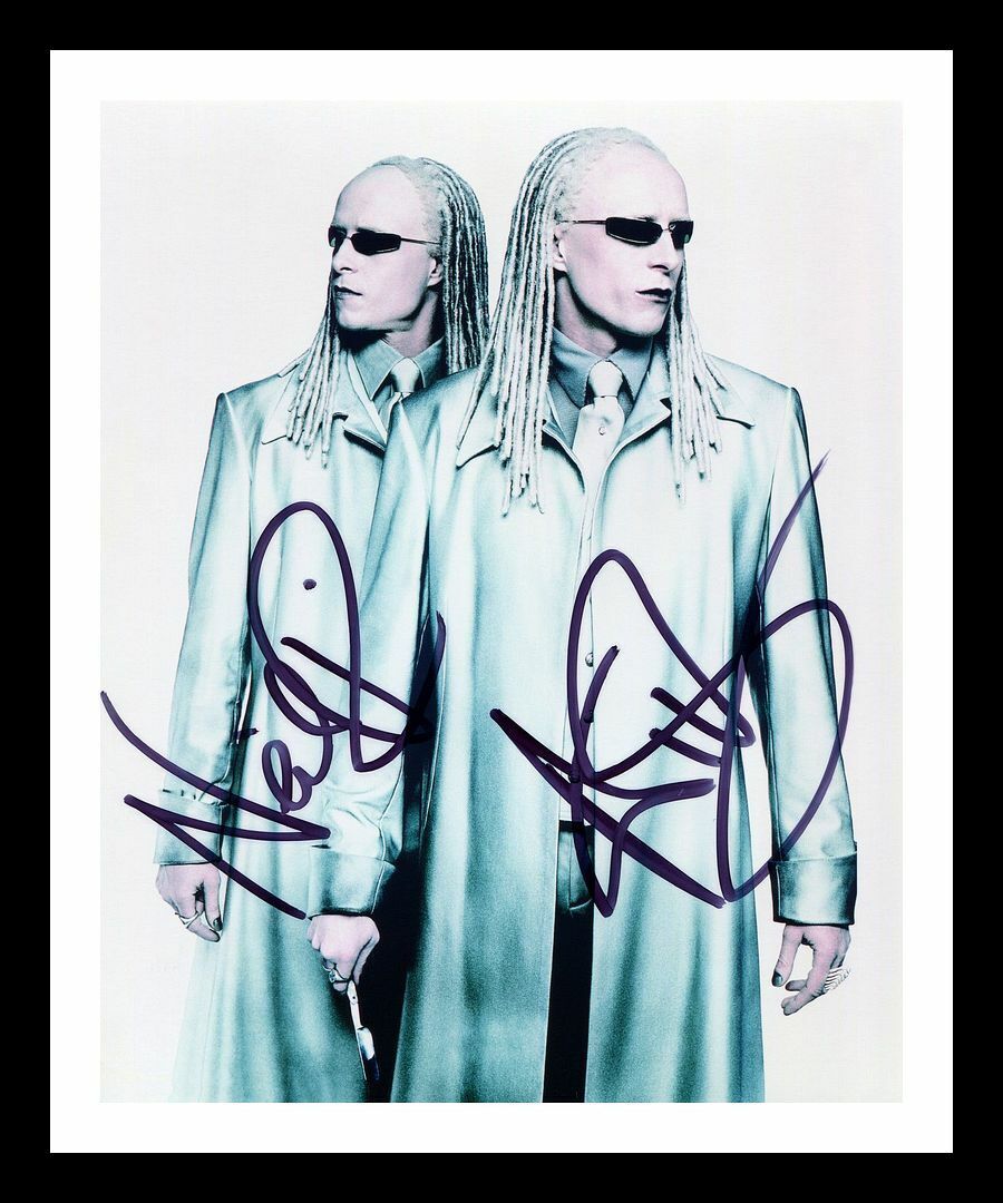 Neil & Adrian Rayment - The Matrix Reloaded Autographed Signed & Framed Photo Poster painting