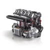 Inline 4-cylinder (L4) gasoline engine 10087 building block assembly model