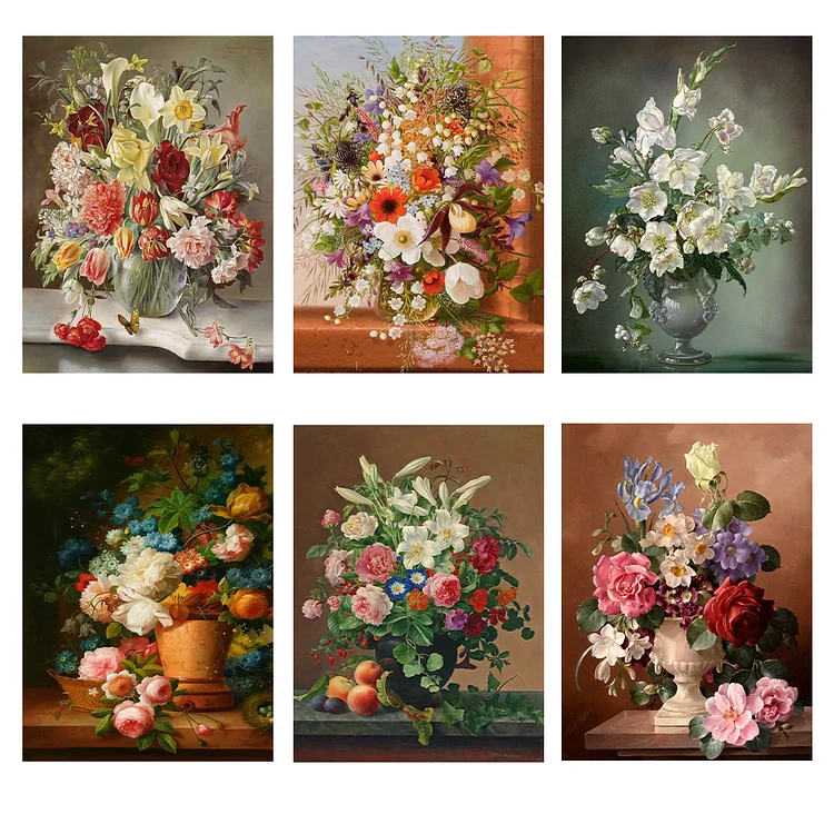 Flower - Full Round - Diamond Painting (30*40cm)