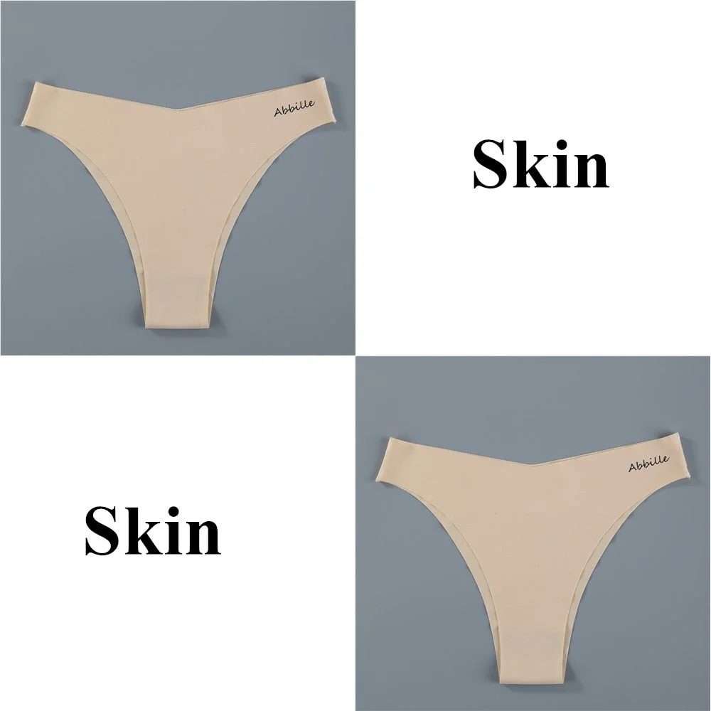 Seamless Women Pantys Girls Thongs Low Waisted Soft Woman Panties Briefs Fashion Solid Colors M-XL Sexy Underpants For Women New