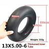 13x5.00-6 Inner Tube Thickening Rubber Tire Leak-Proof Heavy Duty Rubber Replacement Tire Tube No Slip for 13x5.00-6 Wheels E-Bike ATV Lawn Mower