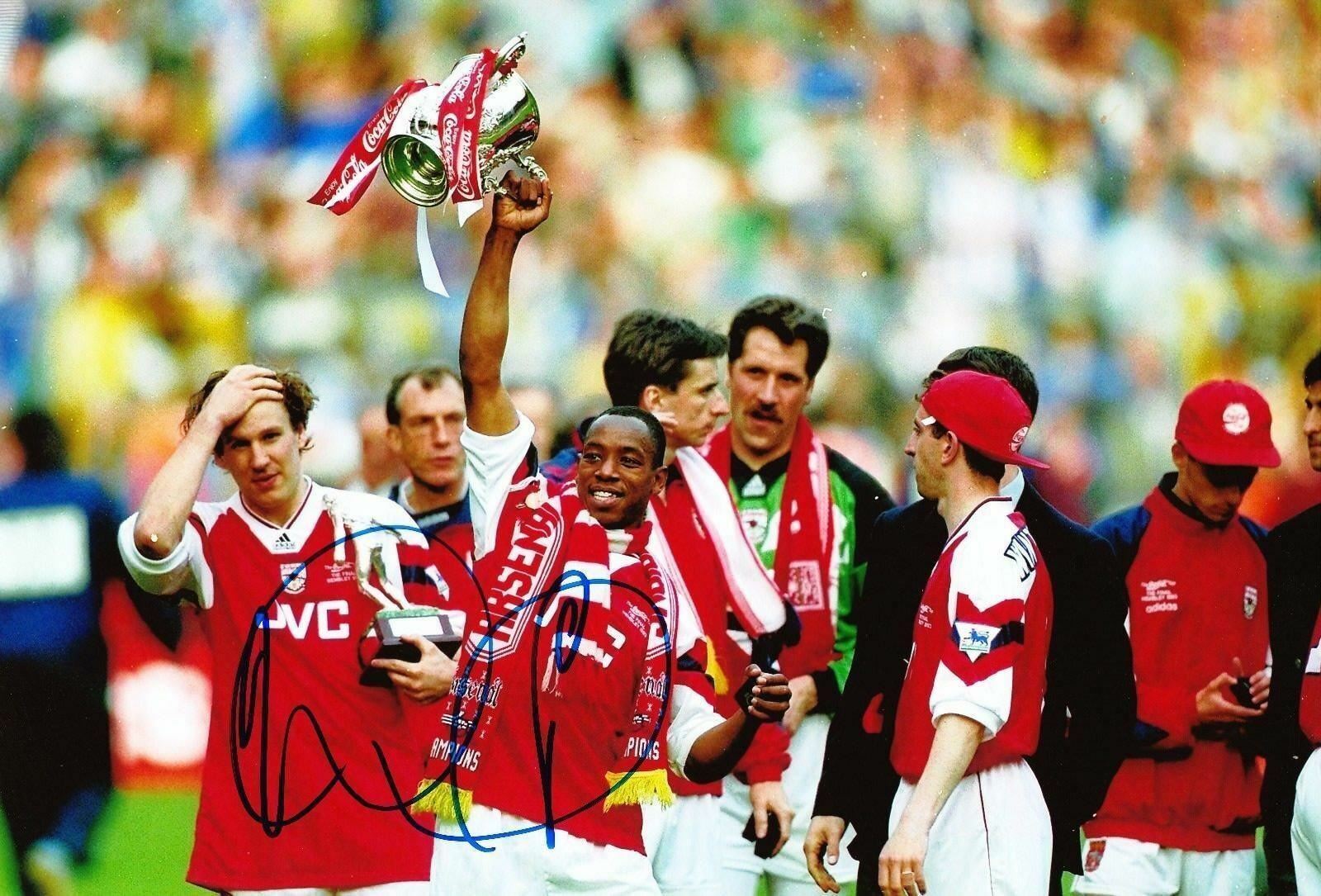 Ian Wright Signed 12X8 Photo Poster painting Arsenal F.C. Genuine Signature AFTAL COA (1760)