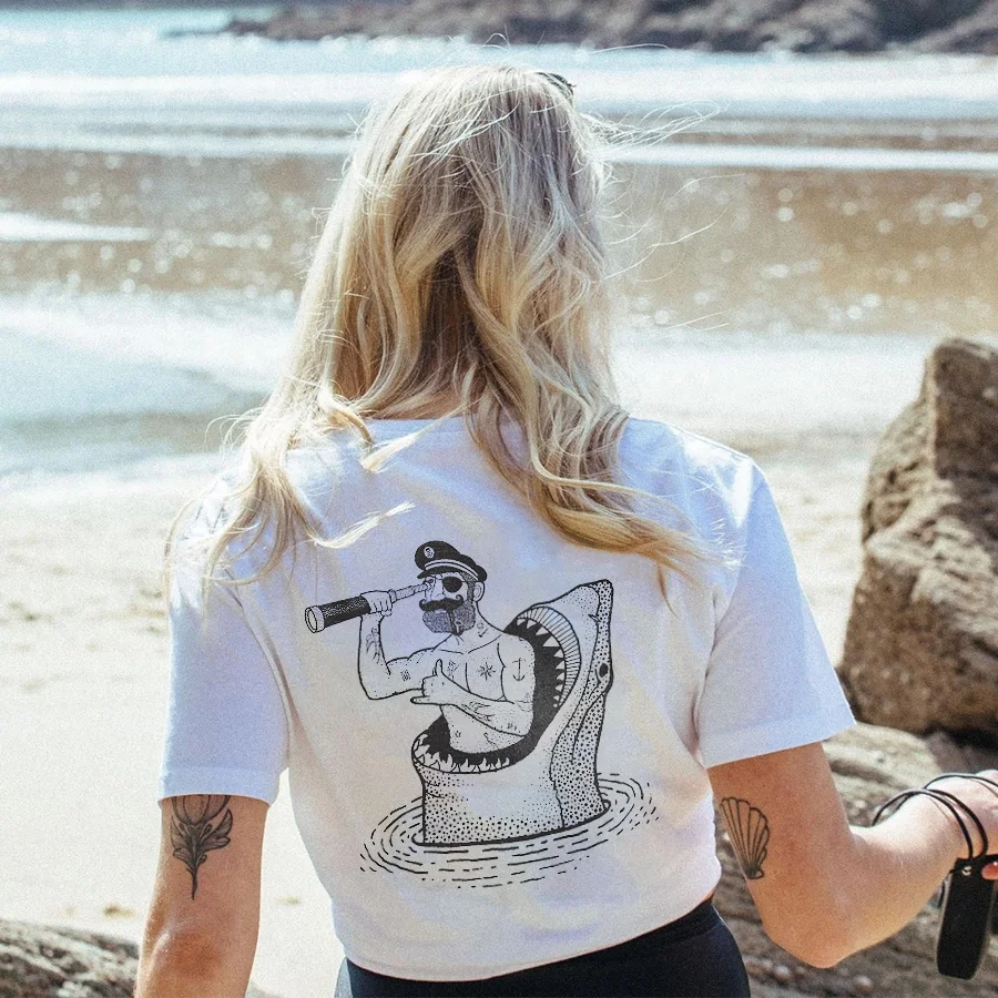 Adventure At Sea Printed Women's T-shirt