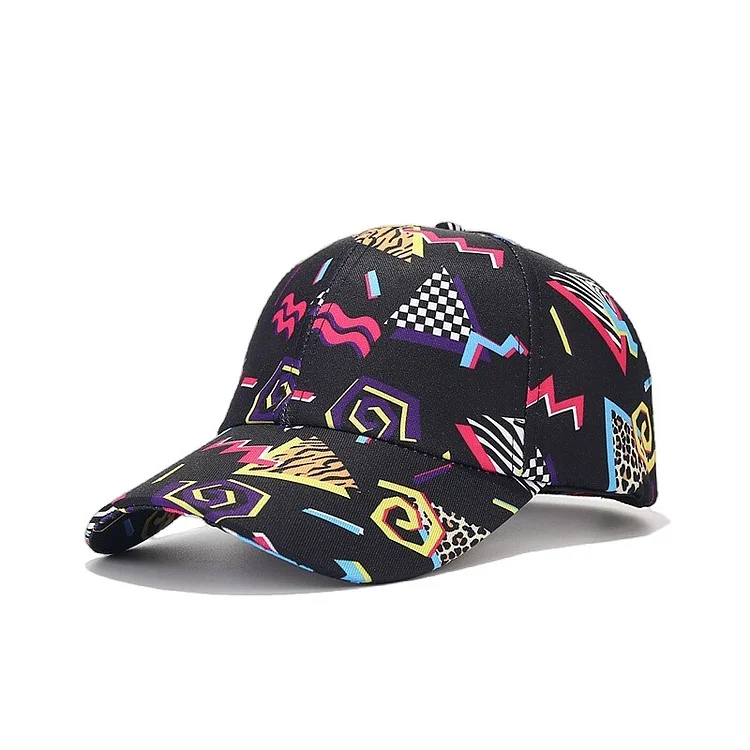 Print Cotton Baseball Caps for Men Women Summer Outdoor Sun Hat Unisex Hip Hop Peaked Cap Travel Sports Trucker Gorras