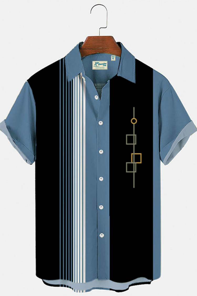 Casual Hit Line Short-Sleeved Shirt