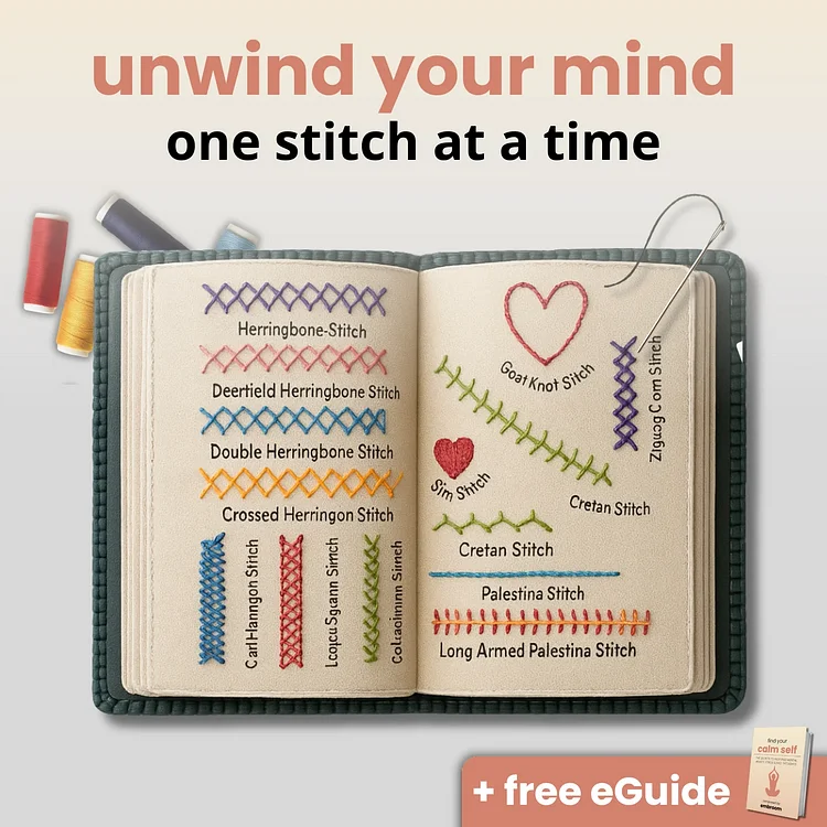 💕 Embroidery Stitch Book - 🌈Beginner-Friendly