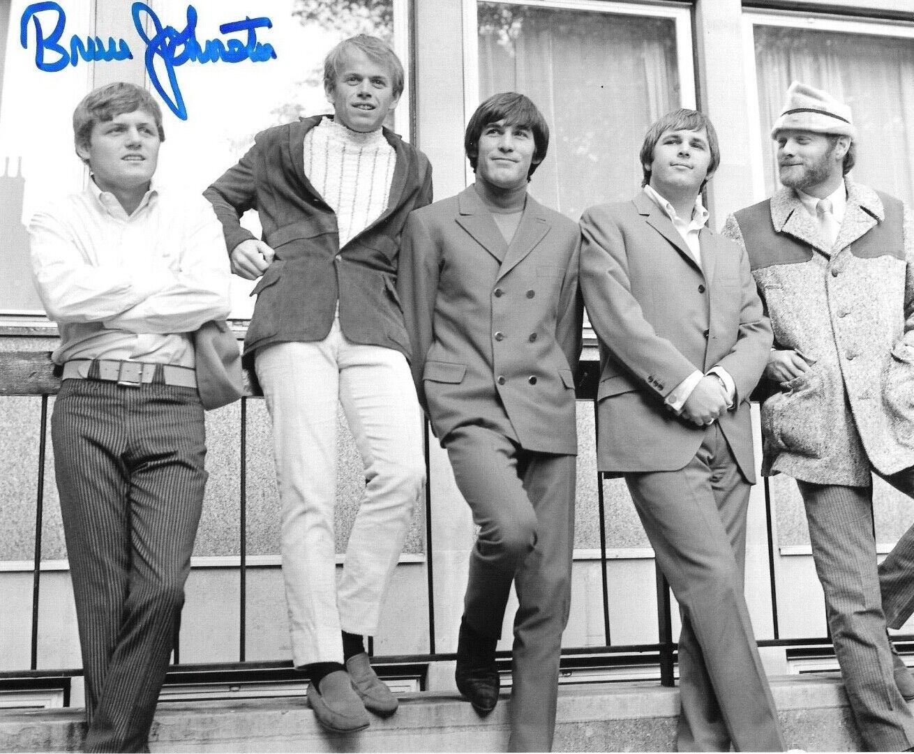 * BRUCE JOHNSTON * signed 8x10 Photo Poster painting * THE BEACH BOYS * COA * 16