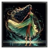 (Stamped/Counted) Ballet Tiana Silhouette-11CT Cross Stitch 40*40cm