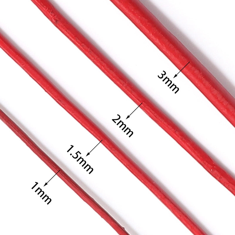 1 Piece Minimalist Solid Color Leather Rope Jewelry Accessories