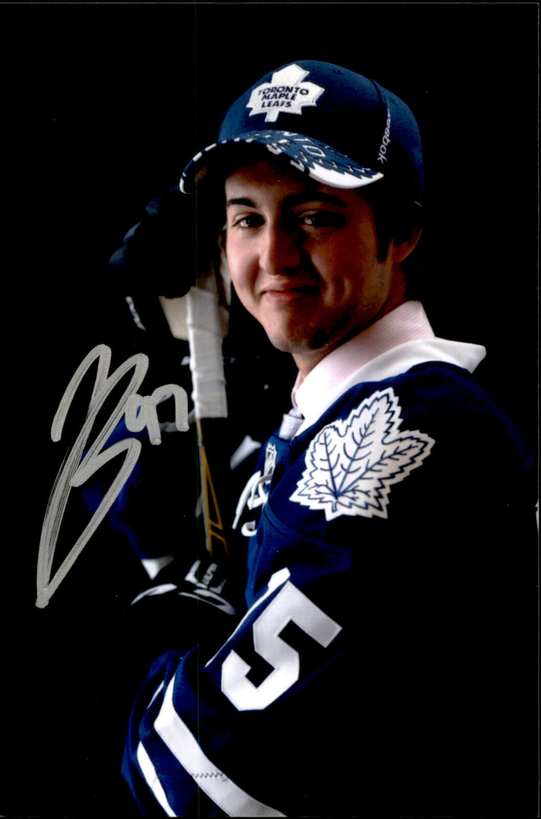 Jeremy Bracco SIGNED 4x6 Photo Poster painting TORONTO MAPLE LEAFS