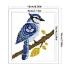 Blue Bird On Branch-14CT Stamped Cross Stitch 16*18cm/6.3*7.09in tapestrymarket