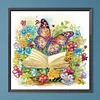 Diamond Painting-DIY Crystal Rhinestone Simple Butterfly Book(40x40cm)