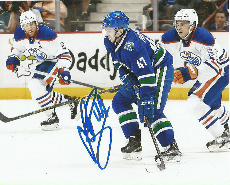 Vancouver Canucks Sven Baertschi Autographed Signed 8x10 Photo Poster painting COA