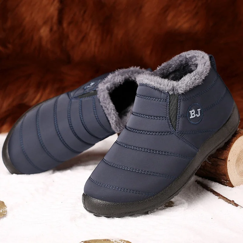 New Women Sneakers Winter Warm Women Casual Shoes Plush Waterproof Sneakers Women Shoes Slip On Woman Vulcanized Shoes Walking