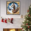 (40*40cm)Xmas Horse - Crystal Rhinestone Diamond Painting