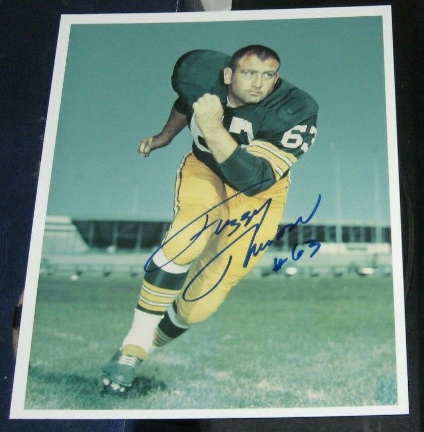 FUZZY THURSTON SUPER BOWL GREEN BAY PACKERS SIGNED AUTOGRAPHED 8X10 Photo Poster painting COA 1