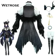[Wetrose] In Stock Nerissa Ravencroft Hololive EN Vtuber Cosplay Costume Wig Full Set