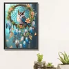 Traumfänger Eule - speziell geformtes Diamond Painting - 30*40cm