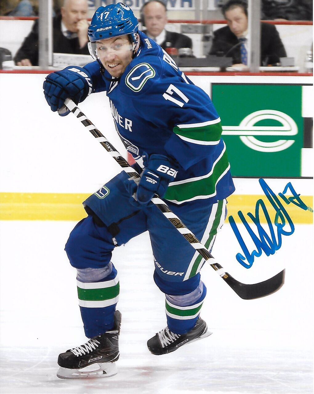 Vancouver Canucks Anton Rodin Signed Autographed 8x10 Photo Poster painting COA B