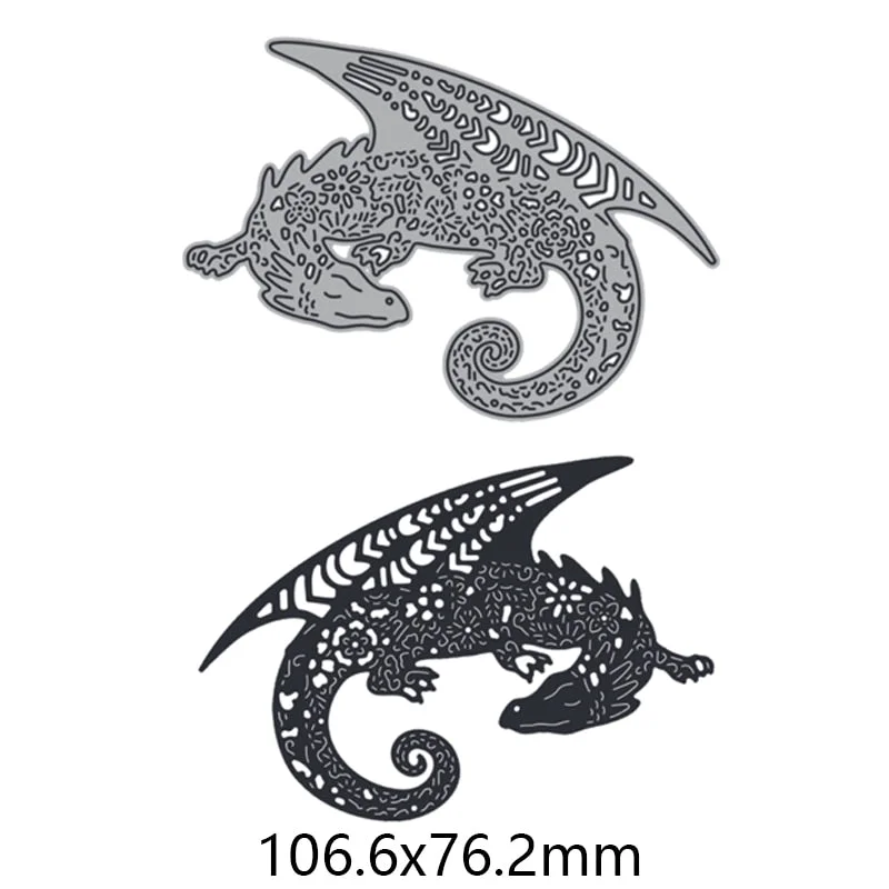 Flying Dragon Metal Cutting Dies For DIY Scrapbook Cutting Die Paper Cards Embossed Decorative Craft Die Cut New