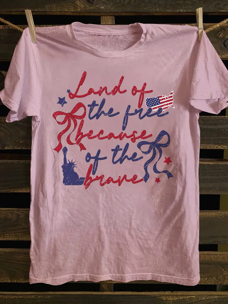 Land Of The Free Because Of The Brave T-shirt