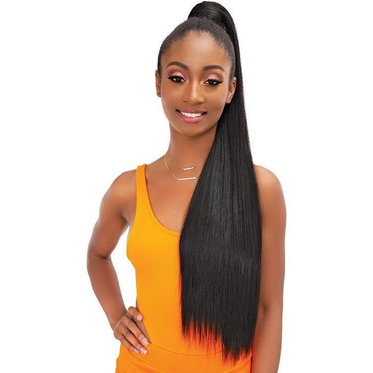 Janet Collection Essentials Snatch & Wrap Ponytail - Yaky Straight 24"