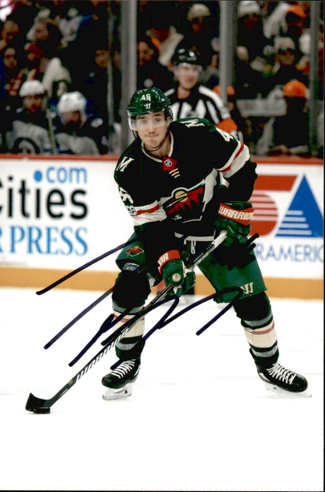 Jared Spurgeon SIGNED autographed 4x6 Photo Poster painting MINNESOTA WILD #2