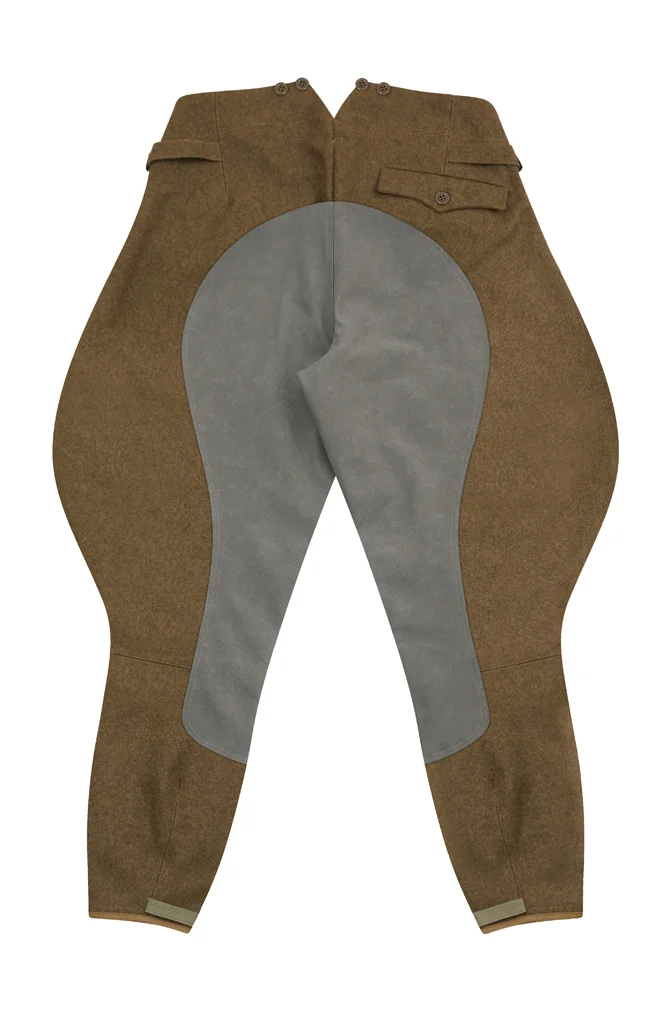   SA German Brown Wool Riding Breeches German-Uniform