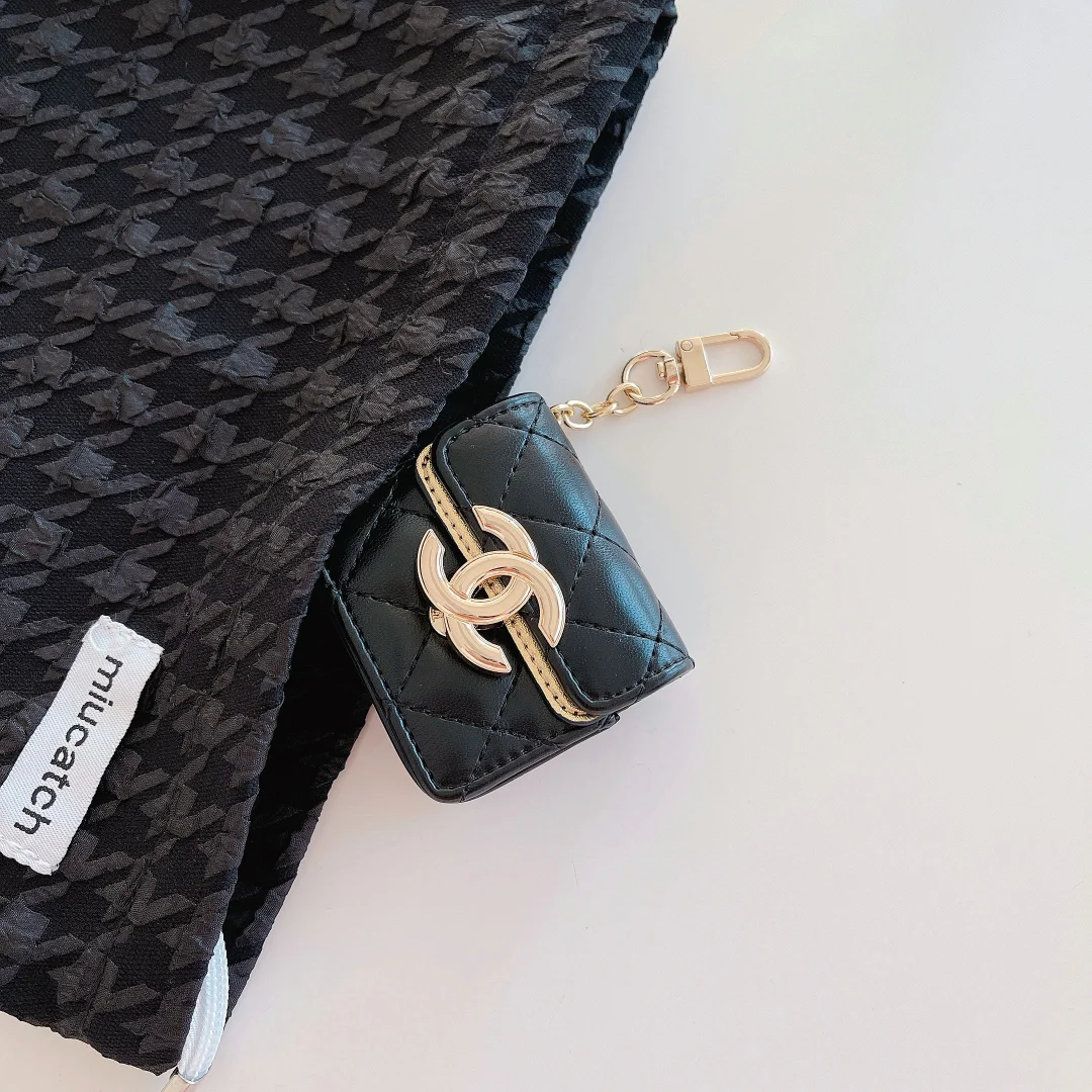 AirPods cases metal buckle long chain-CHANEL-[GUCCLV]