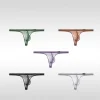 Men's Ultra-Thin Ice Silk Low-Rise Sexy Transparent Thong