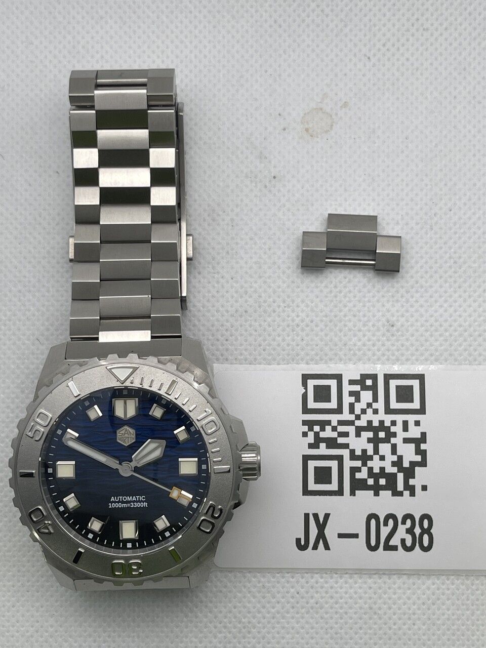★US-Pre-Owned★San Martin 1000m Deep Waterproof 43mm Men Diver Watch SN0147 San Martin Watch San Martin Watch