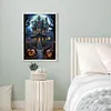 Halloween Haunted House-Paint by Numbers Acrylic Painting 40*50CM