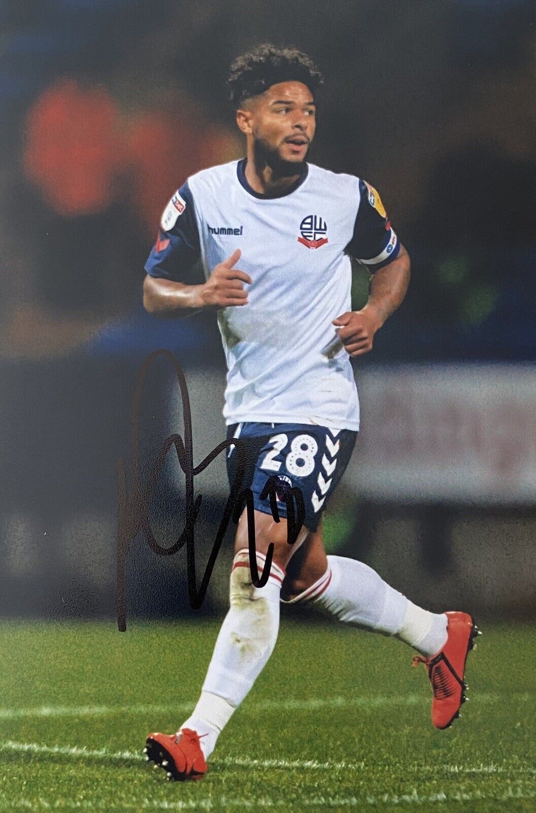 Liam Bridcutt Genuine Hand Signed Bolton Wanderers 6X4 Photo Poster painting 2