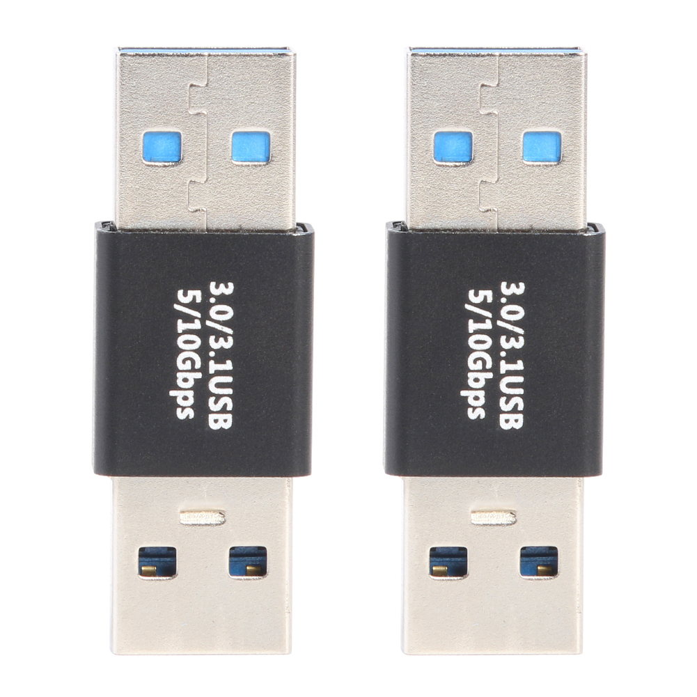 

USB 3.0 to USB 3.0 Female to Female Male to Male OTG Adapter Gender Changer, 2pcs female to male, 501 Original