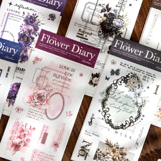 【人気タグ新色♡】コラージュ素材 厚紙錆タグ デジタルアーカイブ 日記、スクラップブッキング、美しいコラージュに使える和紙ステッカー