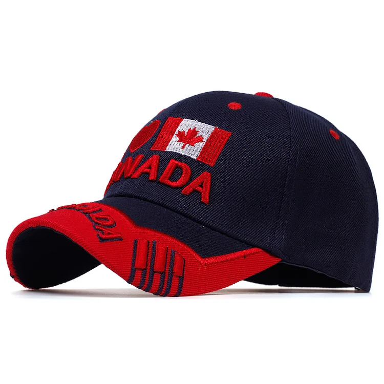 2023 Cotton Gorras Canada Baseball Cap Flag Of Canada Hat Snapback Adjustable Mens Baseball Caps Brand Snapback Hat