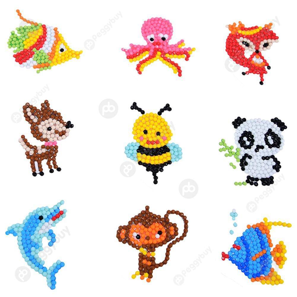 

Cute Animals-DIY Creative Diamond Sticker, 501 Original