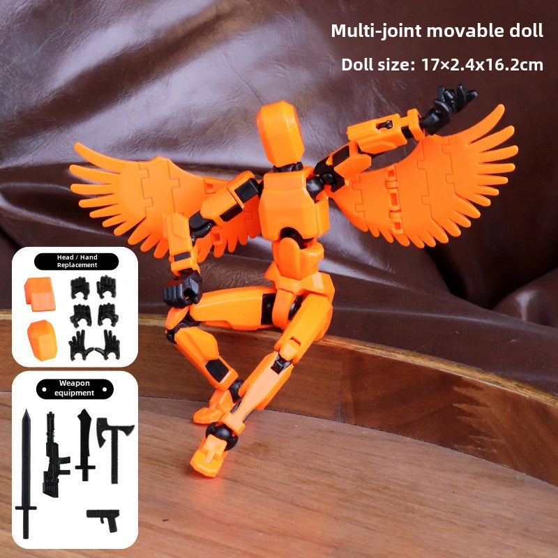 Lucky Doll 13 Joint Movable 3D Printing Doll Toy 3rd Generation Dummy Doll DIY Whole Body Decompression Artifact