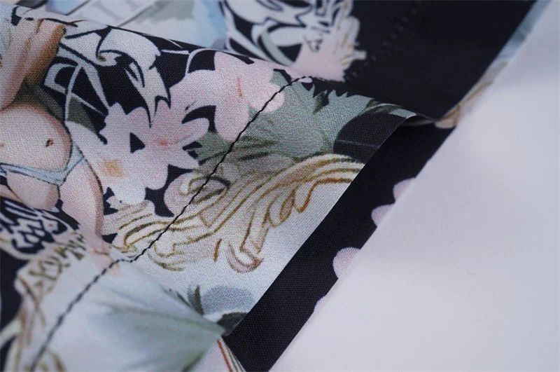 AMIRI 2023 new silk short-sleeved shirt