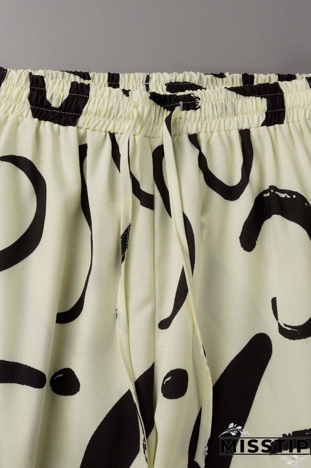 Orange Casual Print Patchwork V Neck Long Sleeve Two Pieces