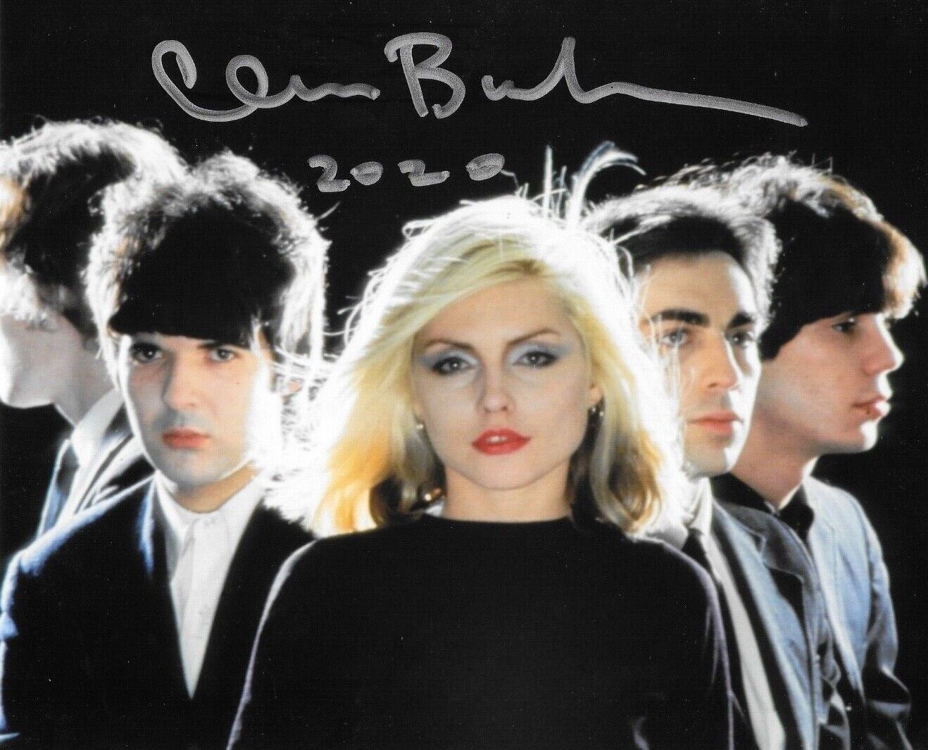 * CLEM BURKE * signed 8x10 Photo Poster painting * BLONDIE DRUMMER * COA * 6