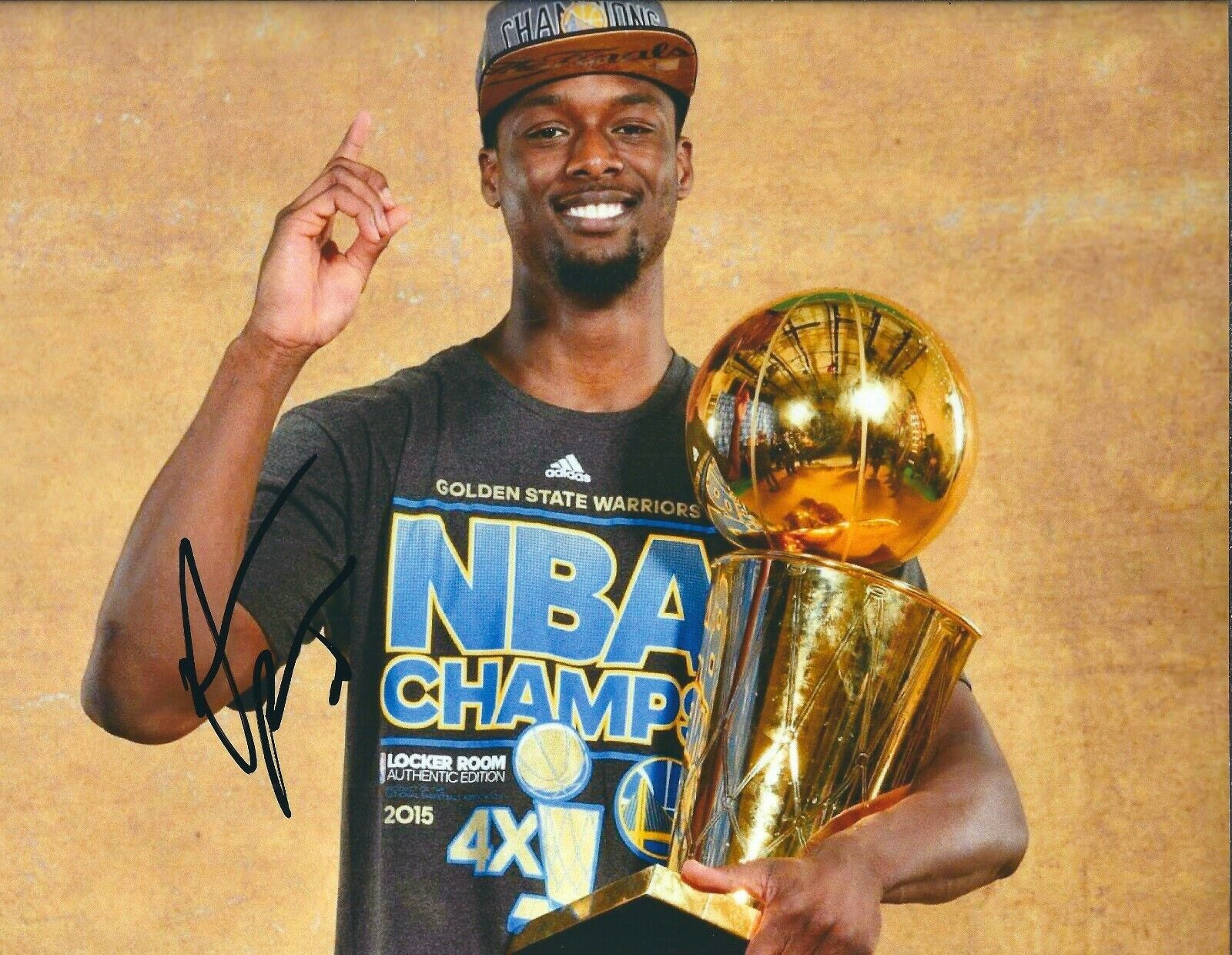 Signed 8x10 HARRISON BARNES Golden State Warriors Autographed Photo Poster painting w/COA