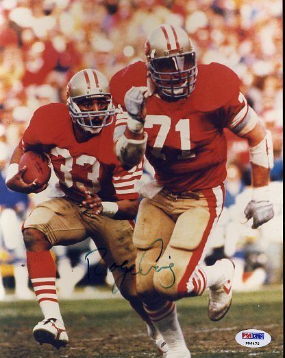 Roger Craig Signed Psa/dna Certed 8x10 Authentic Autograph