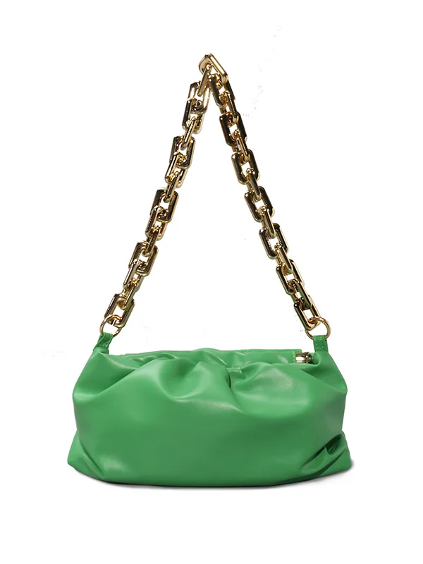 Chains Pleated Split-Joint Bags Handbags