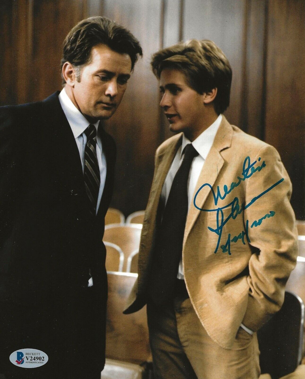 Martin Sheen signed In the Custody of Strangers 8x10 Photo Poster painting autographed 2 Beckett