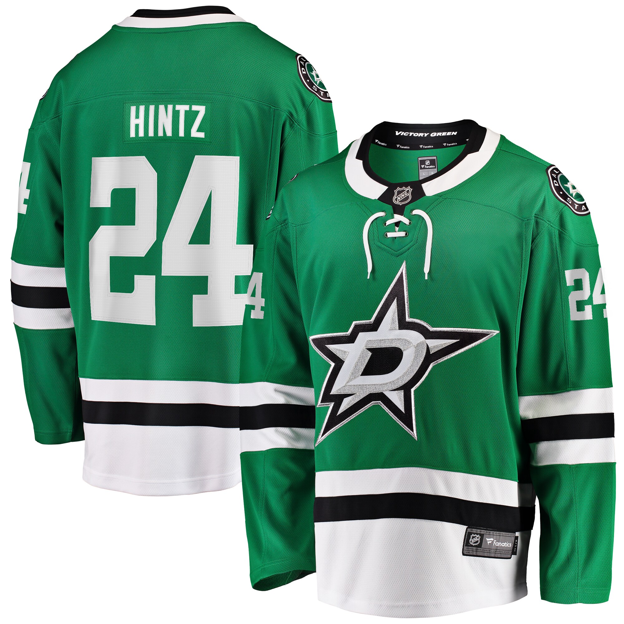Roope Hintz Dallas Stars Fanatics Home Breakaway   Jersey – Kelly Green mysite